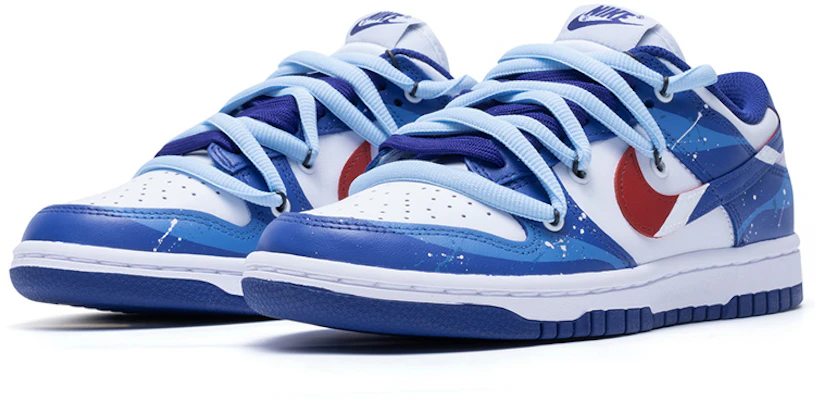 (W) 나이키 덩크 로우 '선라이즈 웨이브 스플래시' (커스텀) DD1503-119(TeamR-女款旭日海浪蓝白红) Lookbook (W) 나이키 덩크 로우 '선라이즈 웨이브 스플래시' (커스텀) DD1503-119(TeamR-女款旭日海浪蓝白红)