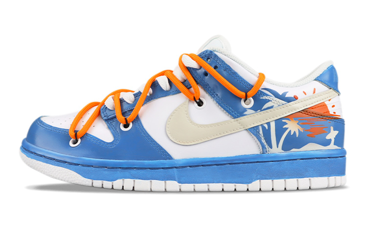 Buy (W) Zapatillas Nike Dunk Low 'Tonos Atardecer Costa Oeste' DH9765-100(TeamTwo-解构闪电蓝S-BOX)