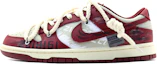 Buy 【定製球鞋】 Nike Dunk Low 散秋楓晚 復古做舊 刺繡標牌 麻繩解構鞋帶 低幫 板鞋 女款 紅白