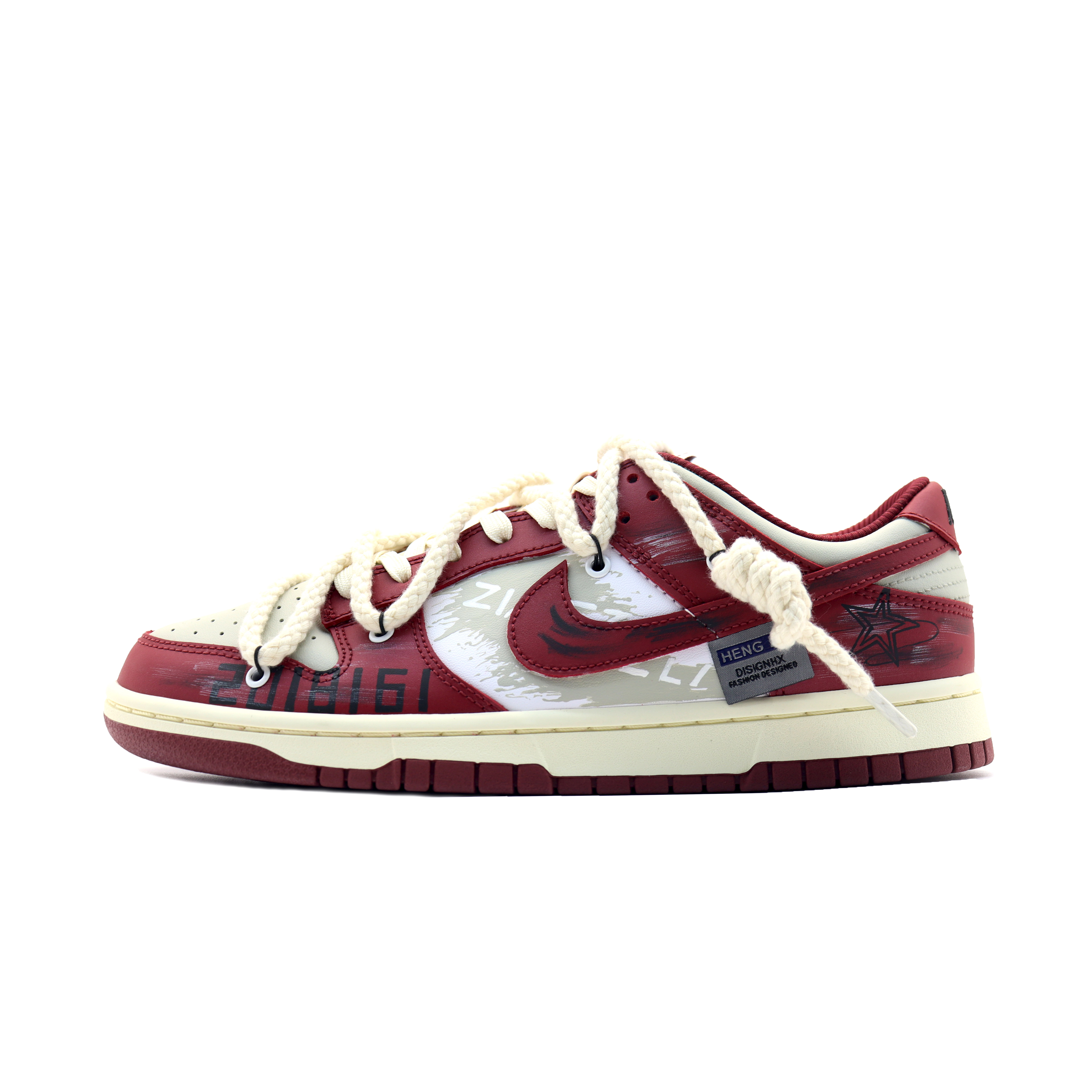 Buy (W) [Sepatu Kustom] Nike Dunk Low 'Daun Maple Senja' FJ4555-100(team90-女款-散秋枫晚)