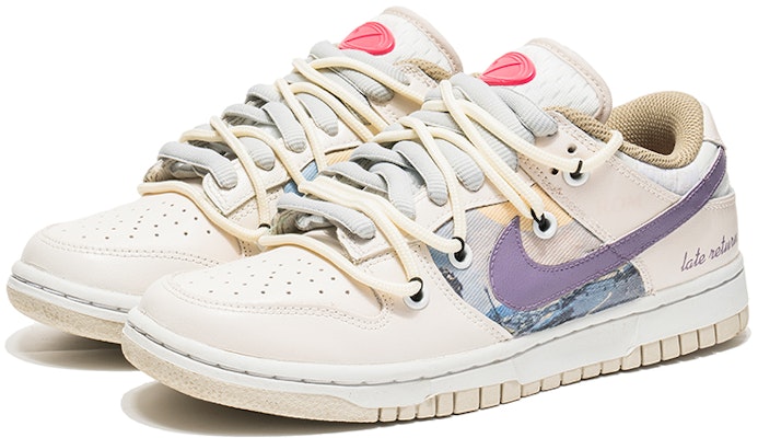 (W) 나이키 덩크 로우 '노을 두루미' (Nike Dunk Low 'Noeul Durumi') DX6060-121(TeamB-米白紫勾解构) Lookbook (W) 나이키 덩크 로우 '노을 두루미' (Nike Dunk Low 'Noeul Durumi') DX6060-121(TeamB-米白紫勾解构)