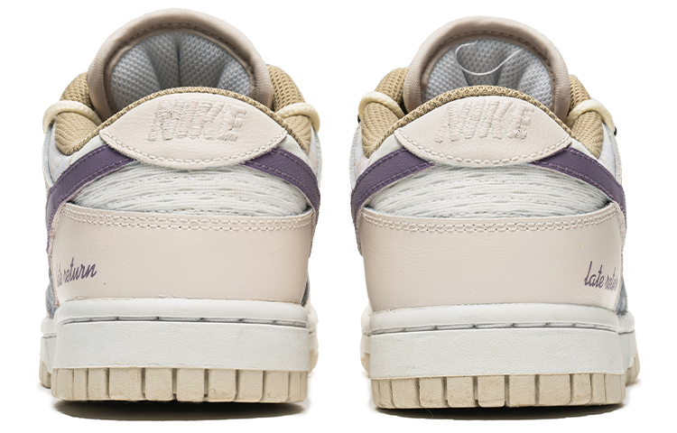 Shop (W) [Zapatos Personalizados] Nike Dunk Low 'Grulla Salvaje Atardecer' DX6060-121(TeamB-米白紫勾解构)