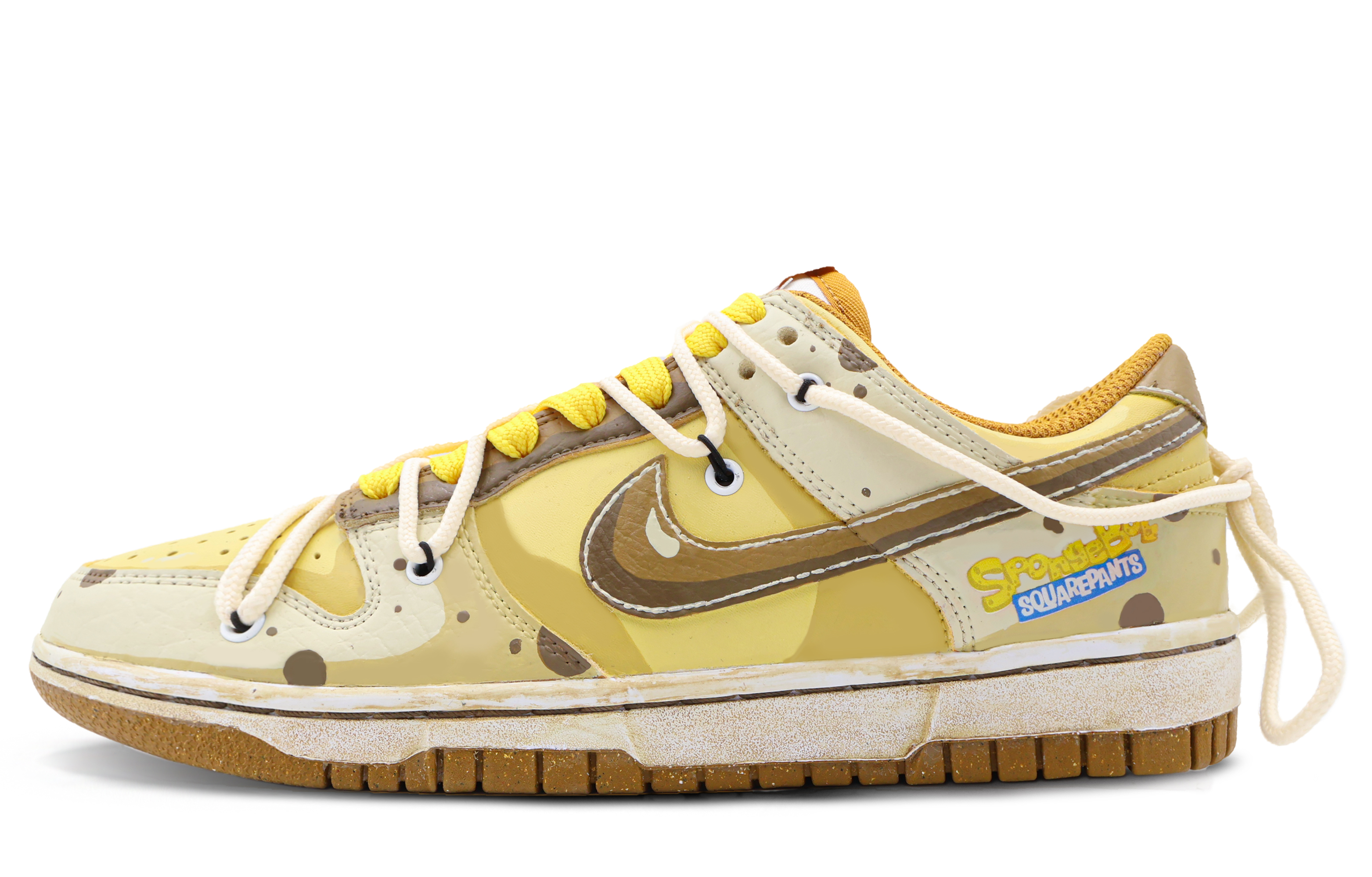 Buy (W) 【定制鞋】耐克Dunk Low“甜芝士解构” DN1431-001(Team37-女款香甜奶酪S-BOX)