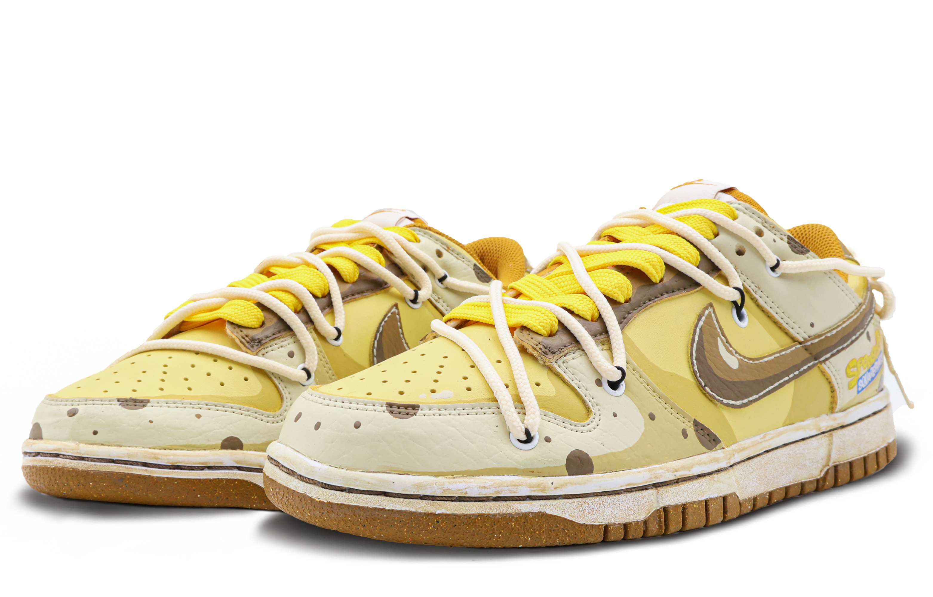 Lookbook (W) 【定制鞋】耐克Dunk Low“甜芝士解构” DN1431-001(Team37-女款香甜奶酪S-BOX)