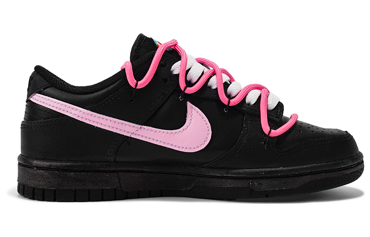 Order 【訂製球鞋】 Nike Dunk Low 多色莓刻 甜酷芭比 辣妹 低筒 板鞋 女款 黑粉