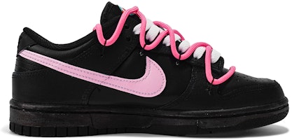 【訂製球鞋】 Nike Dunk Low 多色莓刻 甜酷芭比 辣妹 低筒 板鞋 女款 黑粉 Order 【訂製球鞋】 Nike Dunk Low 多色莓刻 甜酷芭比 辣妹 低筒 板鞋 女款 黑粉