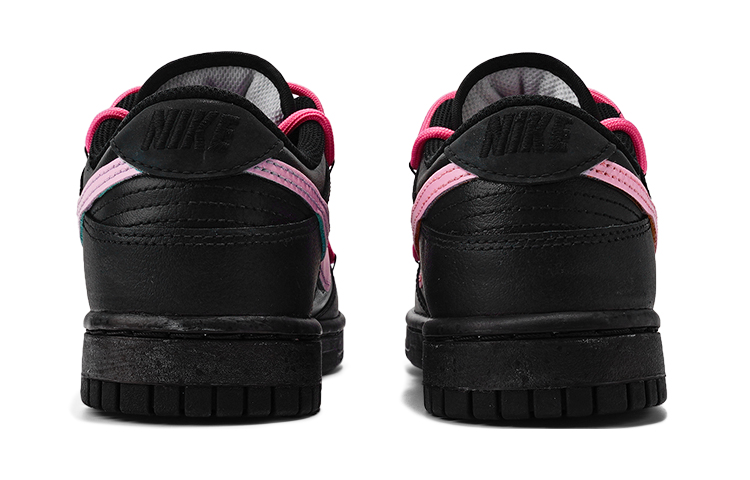 Shop 【訂製球鞋】 Nike Dunk Low 多色莓刻 甜酷芭比 辣妹 低筒 板鞋 女款 黑粉