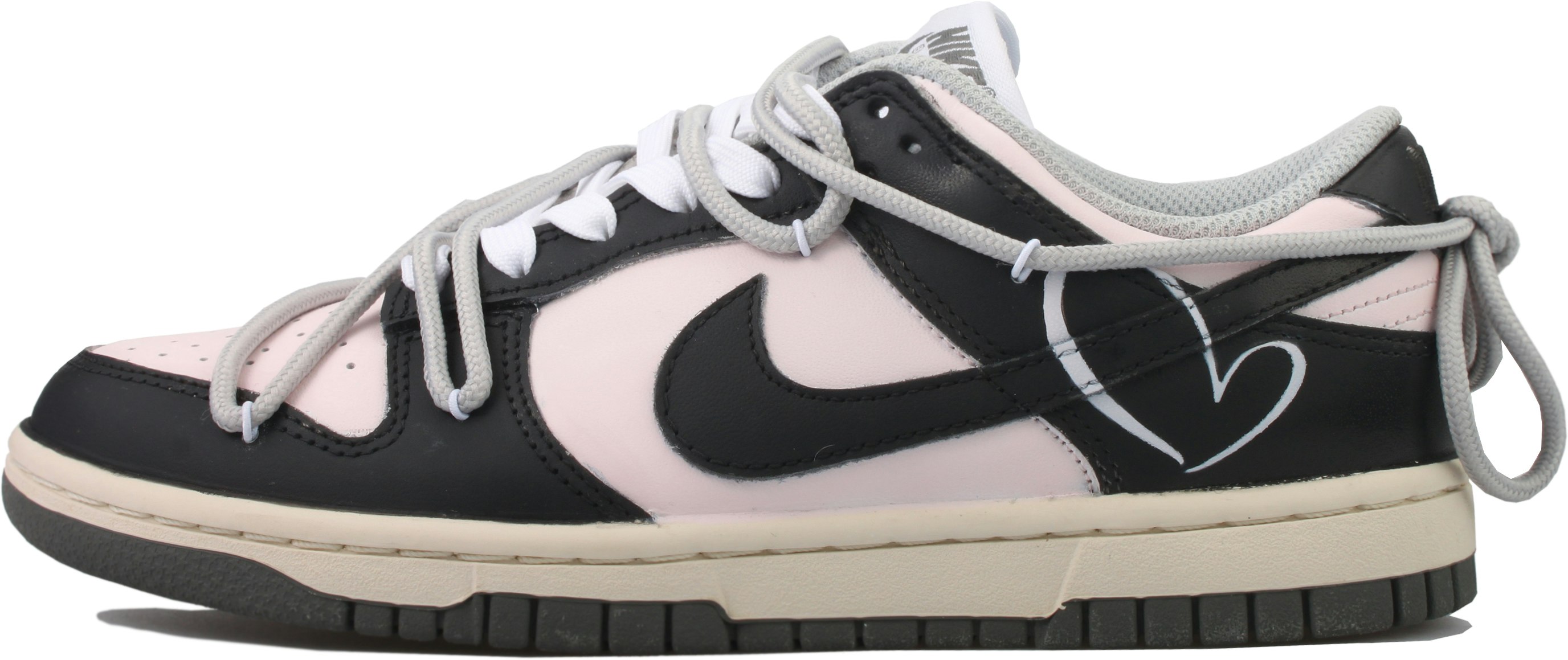 custom-shoes-women-nike-dunk-low-sweetheart-pink-black