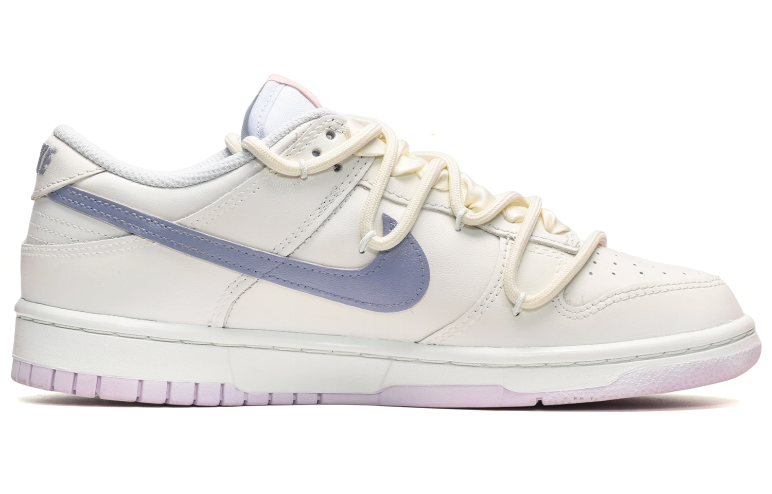 Order (W) [Sepatu Kustom] Nike Dunk Low 'Taro Boba Petite Flower' DD1503-001(TeamE-女款芋泥波波黑白紫)