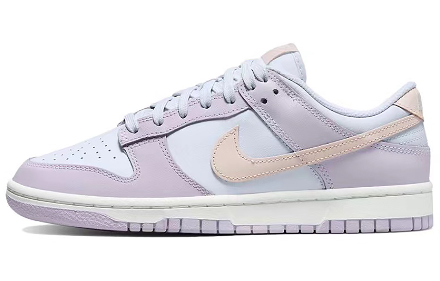 Sizing (W) [Sepatu Kustom] Nike Dunk Low 'Taro Boba Petite Flower' DD1503-001(TeamE-女款芋泥波波黑白紫)