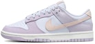Sizing 【定制球鞋】Nike Dunk Low 芋泥波波 小花朵 低幫 板鞋 女款 黑白紫