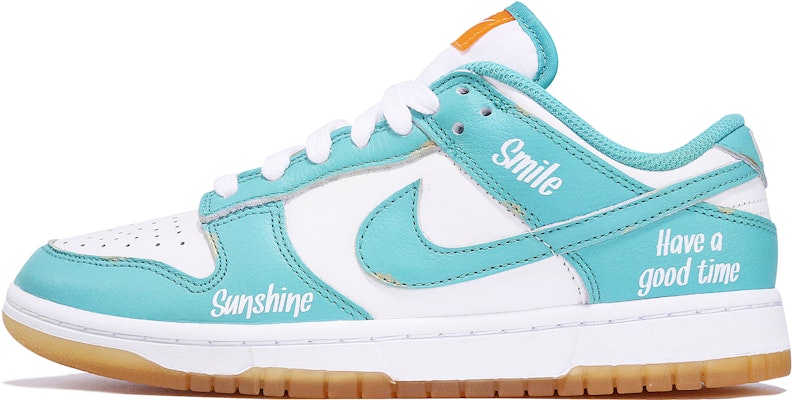 【定製球鞋】Nike Dunk Low Teal Zeal 復古主題 學院風 休閒 蒂芙尼 塗鴉 做舊 高街 低幫 板鞋 女款 白綠 Buy 【定製球鞋】Nike Dunk Low Teal Zeal 復古主題 學院風 休閒 蒂芙尼 塗鴉 做舊 高街 低幫 板鞋 女款 白綠