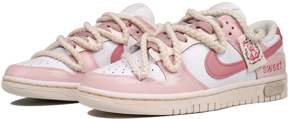 (W) 나이키 덩크 로우 '테디베어 핑크' (커스텀) DD1503-121(Team27-女款小熊甜心) Lookbook (W) 나이키 덩크 로우 '테디베어 핑크' (커스텀) DD1503-121(Team27-女款小熊甜心)