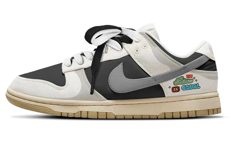 Buy (W) Zapatillas Nike Dunk Low 'El Futuro es Igual Gris Oscuro' FD0868-133(TeamY-女款复古二次元深灰QD)