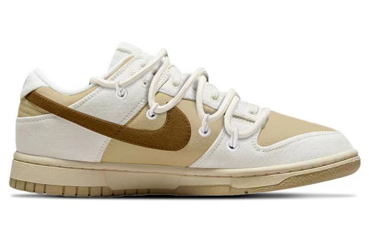 Order 【定製球鞋】 Nike Dunk Low "未來為平等" 復古 小摩卡 低筒 滑板鞋 女款 白棕