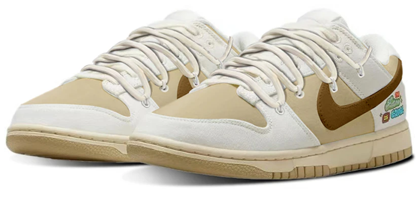 【定製球鞋】 Nike Dunk Low "未來為平等" 復古 小摩卡 低筒 滑板鞋 女款 白棕 Lookbook 【定製球鞋】 Nike Dunk Low "未來為平等" 復古 小摩卡 低筒 滑板鞋 女款 白棕