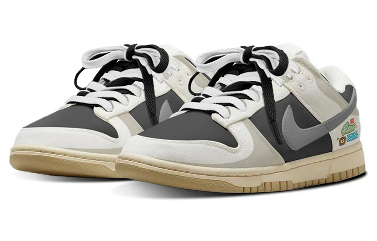 Lookbook (W) Zapatillas Nike Dunk Low 'El Futuro es Igual Gris Oscuro' FD0868-133(TeamY-女款复古二次元深灰QD)