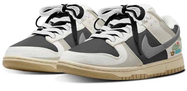 (W) Zapatillas Nike Dunk Low 'El Futuro es Igual Gris Oscuro' FD0868-133(TeamY-女款复古二次元深灰QD) Lookbook (W) Zapatillas Nike Dunk Low 'El Futuro es Igual Gris Oscuro' FD0868-133(TeamY-女款复古二次元深灰QD)