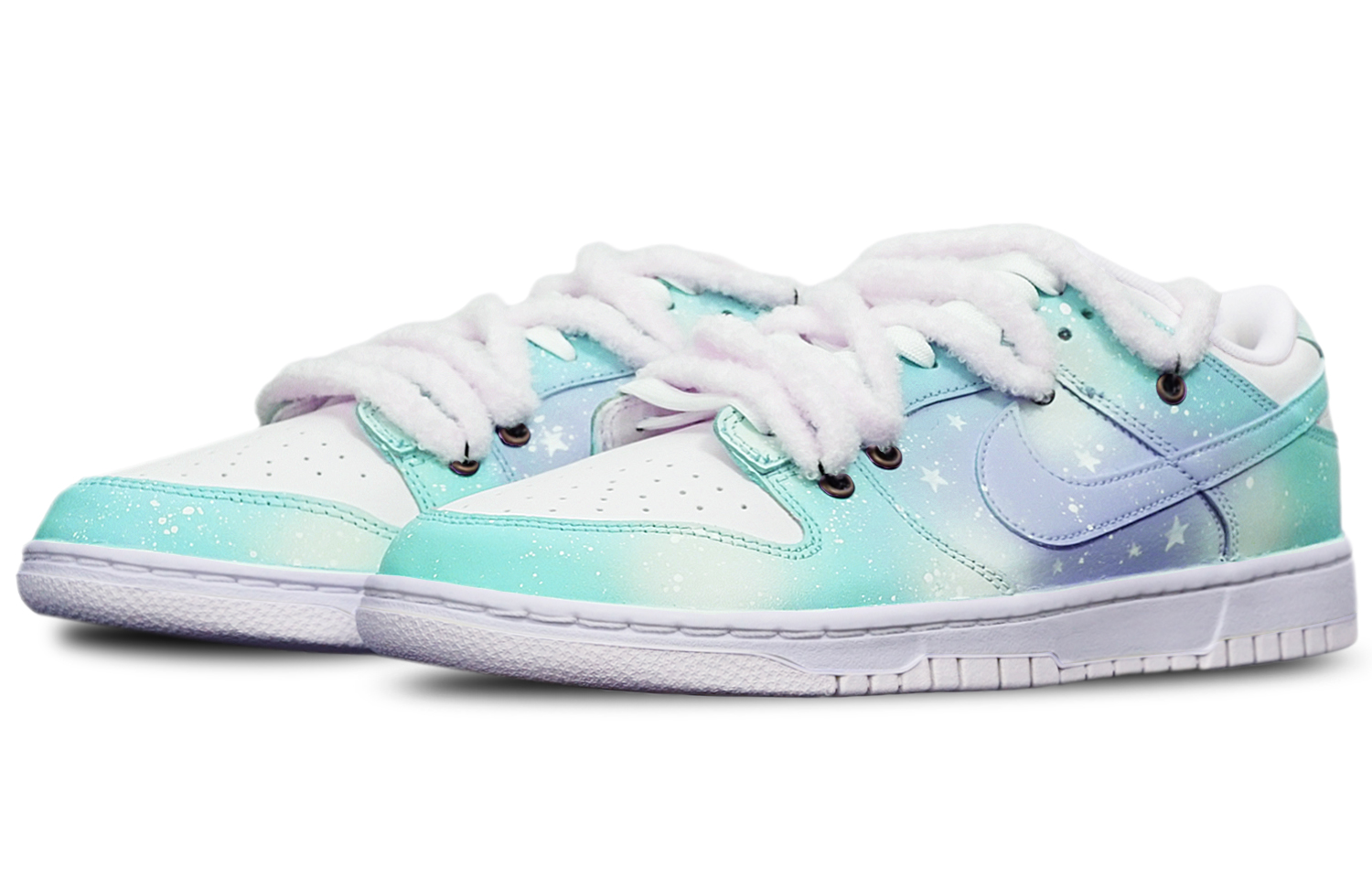 Lookbook (W) [Sepatu Custom] Nike Dunk Low 'Tiffany Blue Macaron' DH9765-100(TeamT-融雪蒂芙尼女S-BOX)