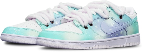 【定制球鞋】Nike Dunk Low 融雪馬卡龍 Vibe 解構雙鞋帶 復古 女款 特殊鞋盒 低幫 板鞋 GS 蒂芙尼藍 Lookbook 【定制球鞋】Nike Dunk Low 融雪馬卡龍 Vibe 解構雙鞋帶 復古 女款 特殊鞋盒 低幫 板鞋 GS 蒂芙尼藍