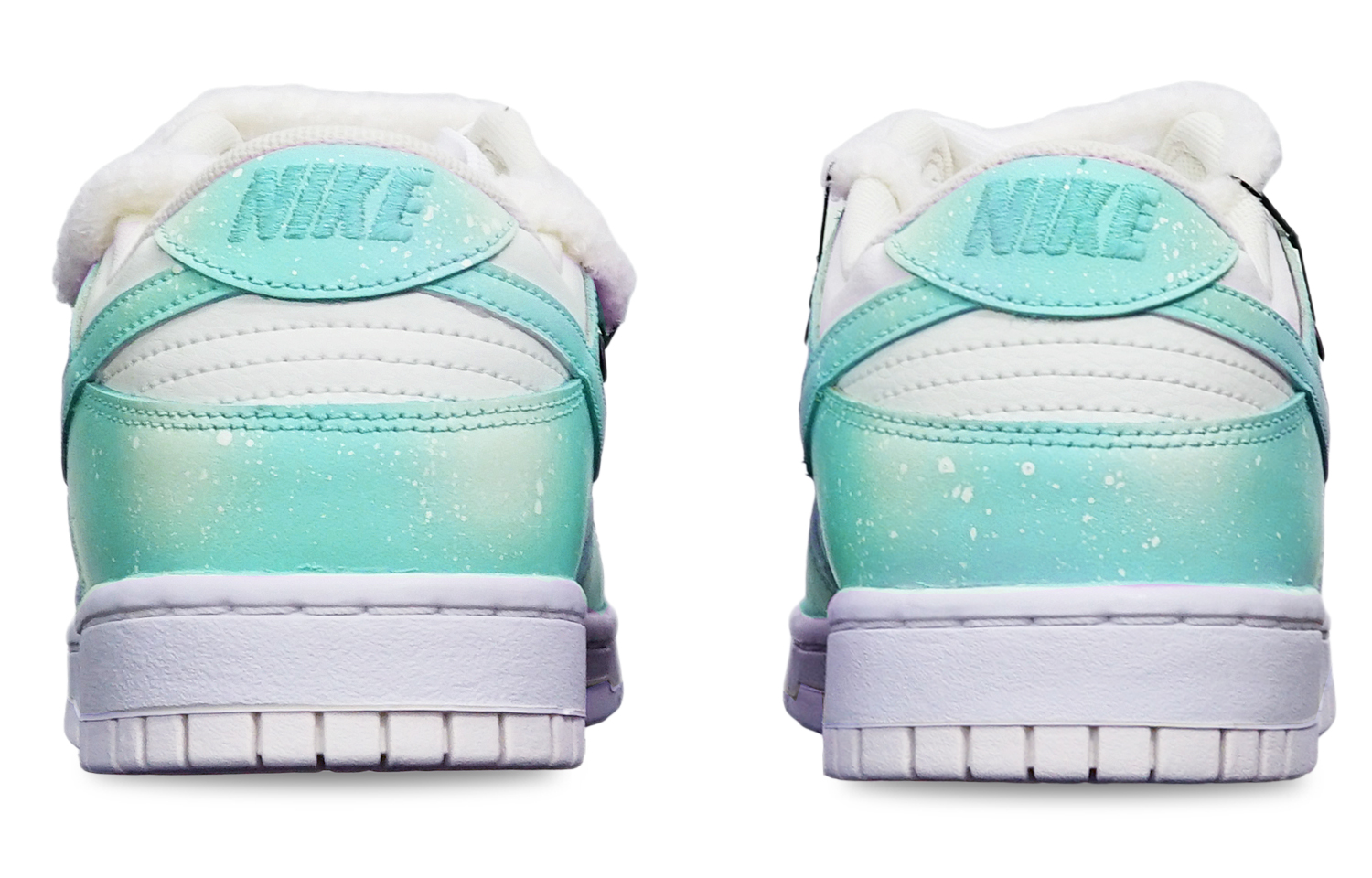 Shop (W) [Sepatu Custom] Nike Dunk Low 'Tiffany Blue Macaron' DH9765-100(TeamT-融雪蒂芙尼女S-BOX)
