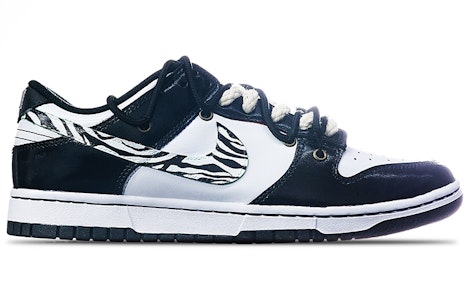 (W) 【カスタムシューズ】(女性用) ナイキ ダンク ロー 'タイガーイヤー グリーンストライク' DD1503-106(TeamT-虎纹钩黑白) Order (W) 【カスタムシューズ】(女性用) ナイキ ダンク ロー 'タイガーイヤー グリーンストライク' DD1503-106(TeamT-虎纹钩黑白)