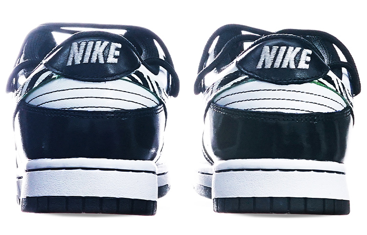 Shop (W) 【カスタムシューズ】(女性用) ナイキ ダンク ロー 'タイガーイヤー グリーンストライク' DD1503-106(TeamT-虎纹钩黑白)