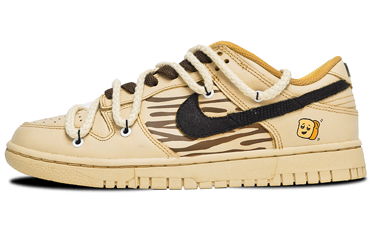 Buy (W) [Sepatu Kustom] Nike Dunk Low 'Roti Panggang' DD7099-100(Team14-女款面包干黄棕黑)