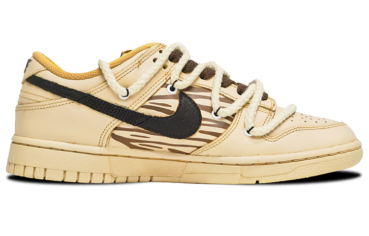 Order (W) [Sepatu Kustom] Nike Dunk Low 'Roti Panggang' DD7099-100(Team14-女款面包干黄棕黑)