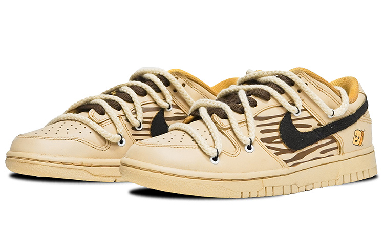 Lookbook (W) [Sepatu Kustom] Nike Dunk Low 'Roti Panggang' DD7099-100(Team14-女款面包干黄棕黑)