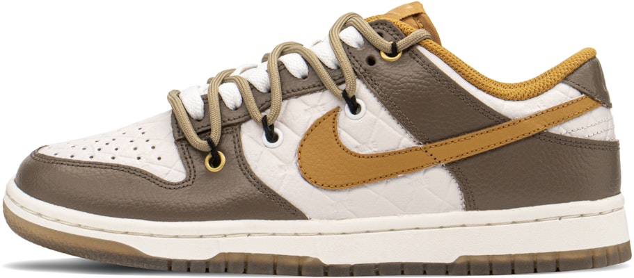 【訂製球鞋】Nike Dunk Low 太妃糖 菱格 小香風 高級感 禮盒 低筒 板鞋 女款 卡其棕 Buy 【訂製球鞋】Nike Dunk Low 太妃糖 菱格 小香風 高級感 禮盒 低筒 板鞋 女款 卡其棕