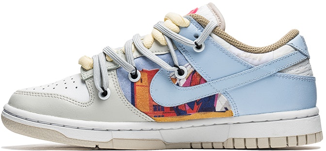 custom-shoes-women-nike-dunk-low-toronto-deconstructed-white-blue