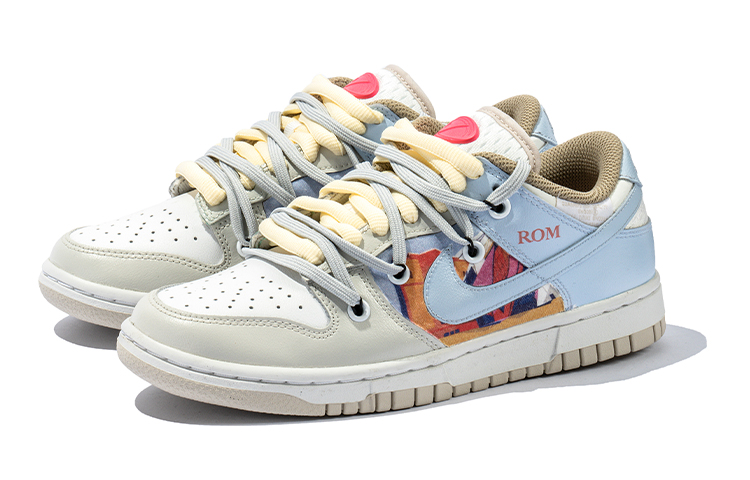 Lookbook (W) [Sepatu Kustom] Nike Dunk Low 'Toronto Deconstructed Putih Biru' DX6060-121(TeamB-女款多伦多)