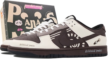 (W) 【定制鞋款】耐克Dunk Low '图腾学院黑' CW1590-100(Team53-女款图腾) Buy (W) 【定制鞋款】耐克Dunk Low '图腾学院黑' CW1590-100(Team53-女款图腾)