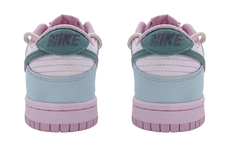 Shop 【定製球鞋】 Nike Dunk Low (GS) 全粉色 低幫 板鞋 女款 粉綠