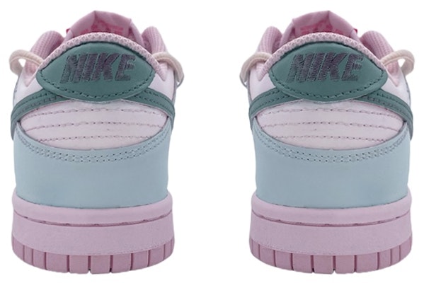 【定製球鞋】 Nike Dunk Low (GS) 全粉色 低幫 板鞋 女款 粉綠 Shop 【定製球鞋】 Nike Dunk Low (GS) 全粉色 低幫 板鞋 女款 粉綠