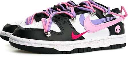 (W) 【カスタムシューズ】(レディース)ナイキ ダンク ロー 'トリプルスウッシュ ピンク' FD4623-131(Team13-粉紫三勾) Lookbook (W) 【カスタムシューズ】(レディース)ナイキ ダンク ロー 'トリプルスウッシュ ピンク' FD4623-131(Team13-粉紫三勾)