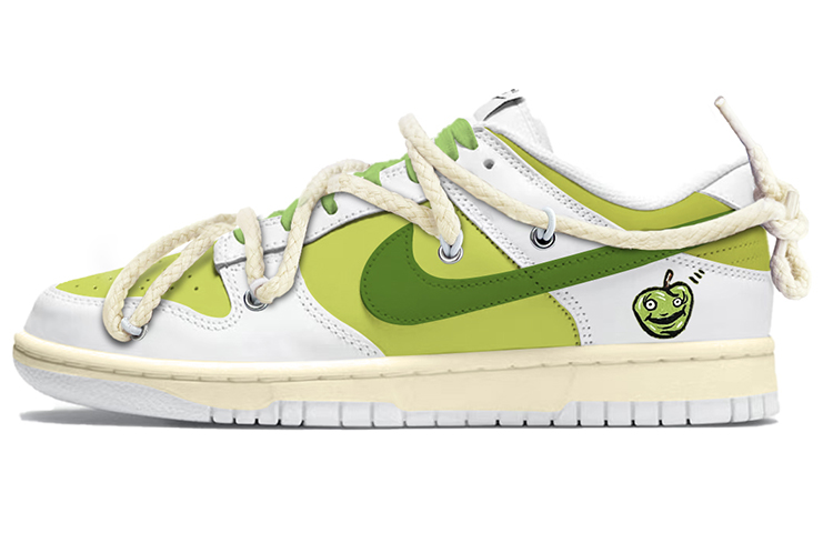 Buy (W) Nike Dunk Low Blancas/Verde Manzana Desconstruidas DD1503-109(TeamY-女款复古涂鸦青苹果米绿)