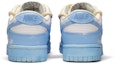 Shop 【定制球鞋】Nike Dunk Low Triple White 解構風 浸染 潮流 低幫 板鞋 女款 藍白