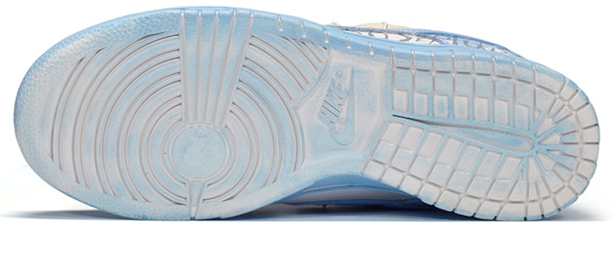 【定制球鞋】Nike Dunk Low Triple White 解構風 浸染 潮流 低幫 板鞋 女款 藍白 Purchase 【定制球鞋】Nike Dunk Low Triple White 解構風 浸染 潮流 低幫 板鞋 女款 藍白