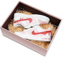 【定制球鞋】Nike Dunk Low “Tropical Twist” 噴繪 特殊鞋盒 愛意 滿滿流動的心 耐磨防滑 休閒 低幫 板鞋 女款 玫紅粉 Order 【定制球鞋】Nike Dunk Low “Tropical Twist” 噴繪 特殊鞋盒 愛意 滿滿流動的心 耐磨防滑 休閒 低幫 板鞋 女款 玫紅粉