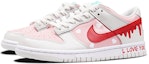 Purchase 【定制球鞋】Nike Dunk Low “Tropical Twist” 噴繪 特殊鞋盒 愛意 滿滿流動的心 耐磨防滑 休閒 低幫 板鞋 女款 玫紅粉