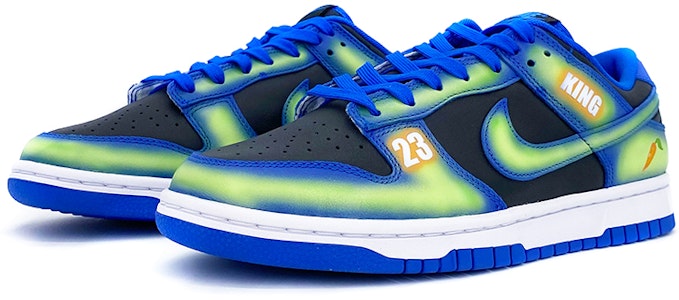 【訂製球鞋】Nike Dunk Low 詹姆斯 空中大灌籃 籃球 噴塗手繪 兔八哥 電影訂製 耐磨防滑 低幫 板鞋 女款 黃綠漸變 Lookbook 【訂製球鞋】Nike Dunk Low 詹姆斯 空中大灌籃 籃球 噴塗手繪 兔八哥 電影訂製 耐磨防滑 低幫 板鞋 女款 黃綠漸變