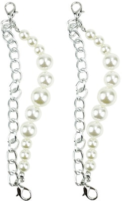 【定制球鞋】Nike Dunk Low 是在玩鞋禮盒 小香風 毛呢貼布 珍珠鏈條 緞帶 禮物 低幫 板鞋 女款 白藍 Sizing 【定制球鞋】Nike Dunk Low 是在玩鞋禮盒 小香風 毛呢貼布 珍珠鏈條 緞帶 禮物 低幫 板鞋 女款 白藍