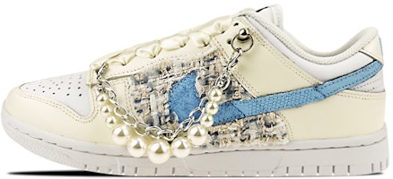 (W) ナイキ ダンク LOW ツイードパールリボン (Nike Dunk LOW Tweed Pearl Ribbon) DD7099-100(Team叁-女款贴布小香) Buy (W) ナイキ ダンク LOW ツイードパールリボン (Nike Dunk LOW Tweed Pearl Ribbon) DD7099-100(Team叁-女款贴布小香)