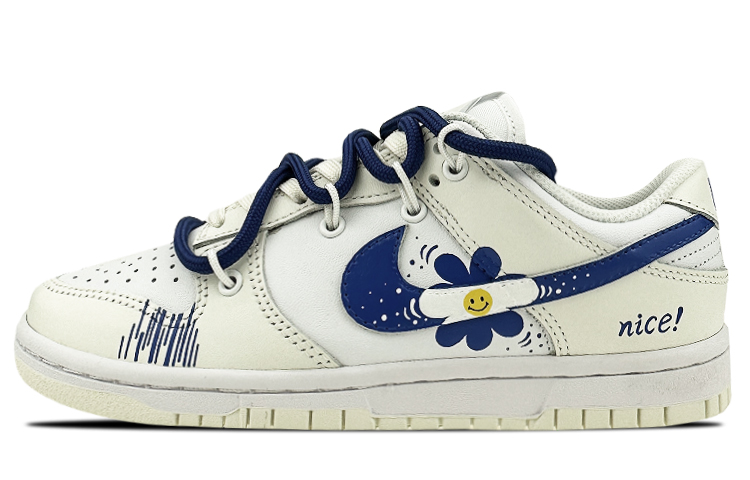 [Custom Shoes] (Women) Nike Dunk Low 'Valentine's Day Floral Graffiti'