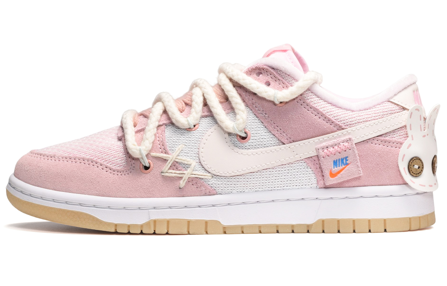 [Custom Shoes] (W) Nike Dunk Low 'Valentine's Day Pink-Teddy'