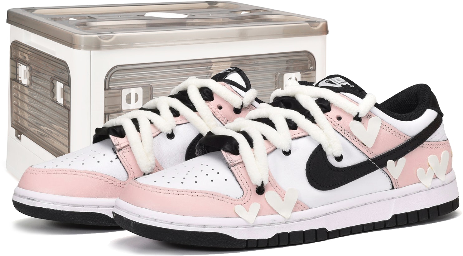 custom-shoes-women-nike-dunk-low-valentine-s-day-pink-panda