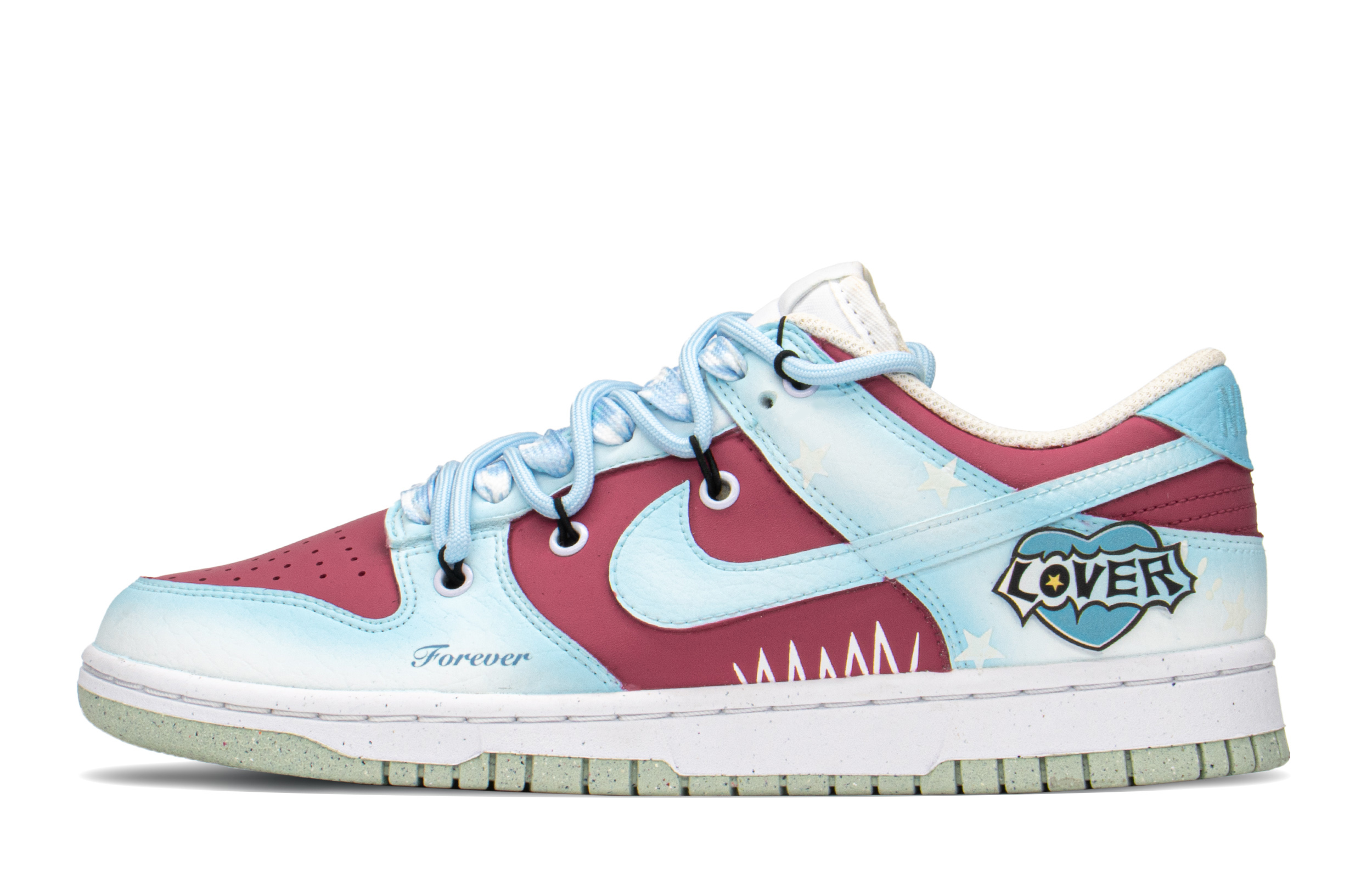 Buy (W) ナイキ ダンク LOW "バレンタイン ピンクブルー" (Nike Dunk LOW "Barentain Pinkuburū") DN1431-102(TeamA-DK糖果星心女S-BOX)