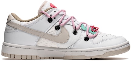 【客製球鞋】 Nike Dunk Low 野鶴製造 情人節系列 黑白貓 解構雙鞋帶 特殊禮盒 耐磨 低幫 板鞋 女款 白粉 Order 【客製球鞋】 Nike Dunk Low 野鶴製造 情人節系列 黑白貓 解構雙鞋帶 特殊禮盒 耐磨 低幫 板鞋 女款 白粉